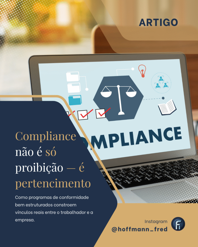 Compliance não é só Proibição — é Pertencimento